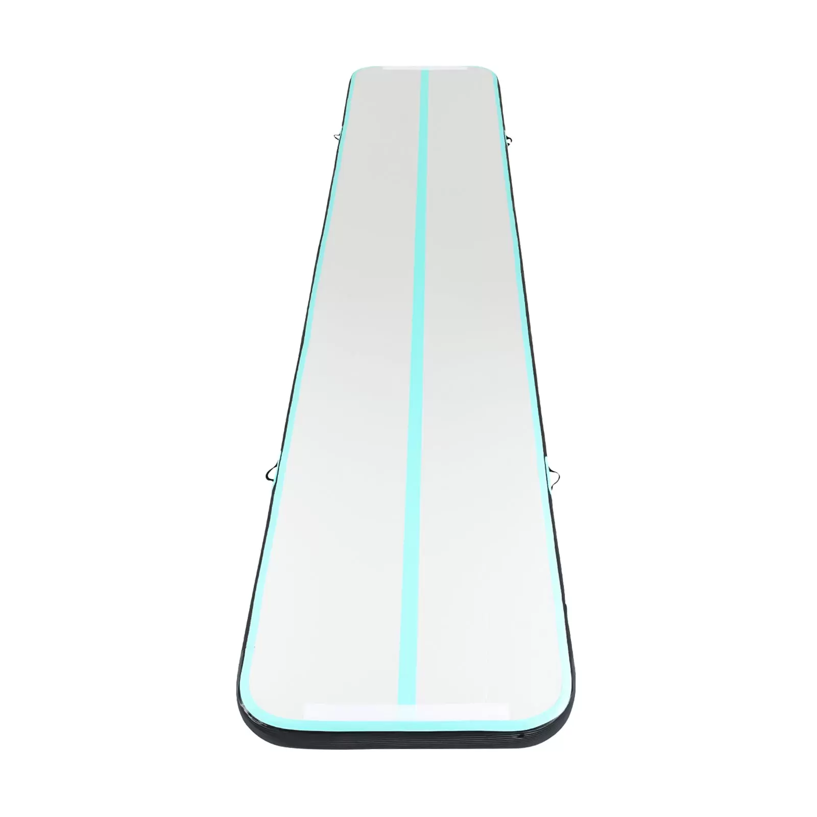 CNCEST 1*5m Gymnastikmatte Tumbling Matte 10CM Aufblasbare  mit Luftpumpe für Zuhause, im Freien, Yoga