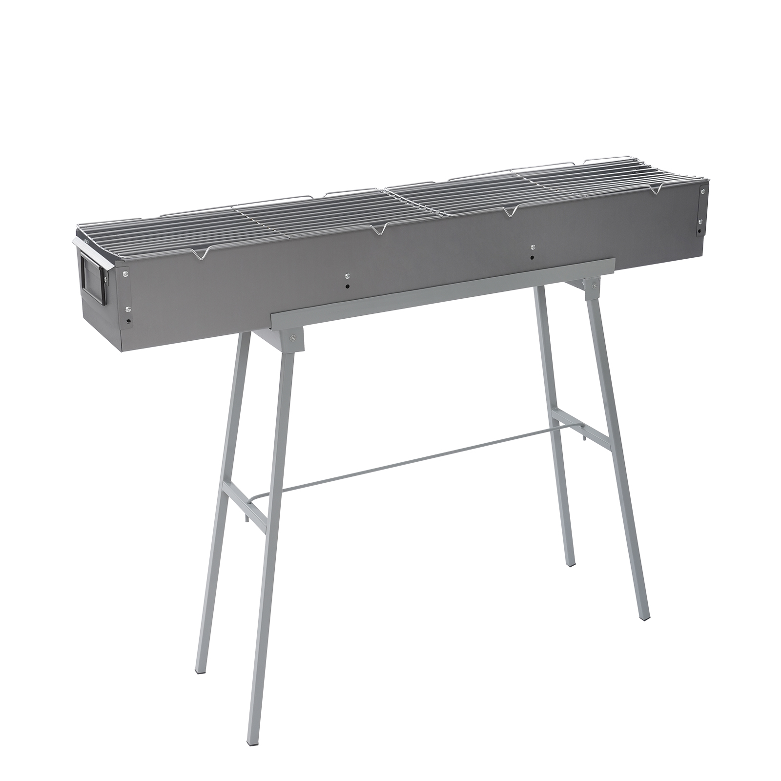 100 x 18 cm Grillkörper + Dreibein + 2 gerade Netze – Tragbarer Grill, Klappbarer Campinggrill, Holzkohlegrills 100 x 18 cm Grillkörper + Dreibein + 2 gerade Netze – Tragbarer Grill, Klappbarer Campinggrill, Holzkohlegrills