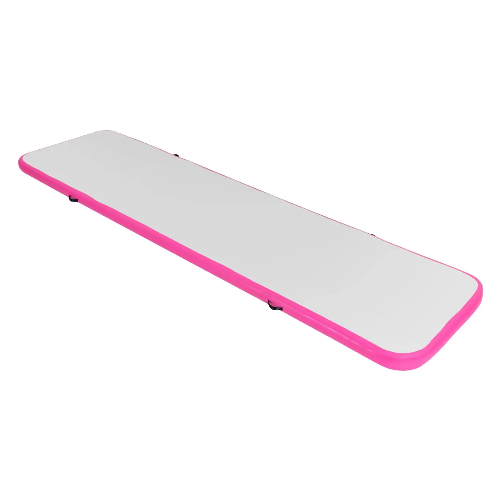 CNEST 1*4m Rosa aufblasbare Gymnastikmatte mit elektrischer Pumpe, 4inches Stärke PVC Tumbling Matte
