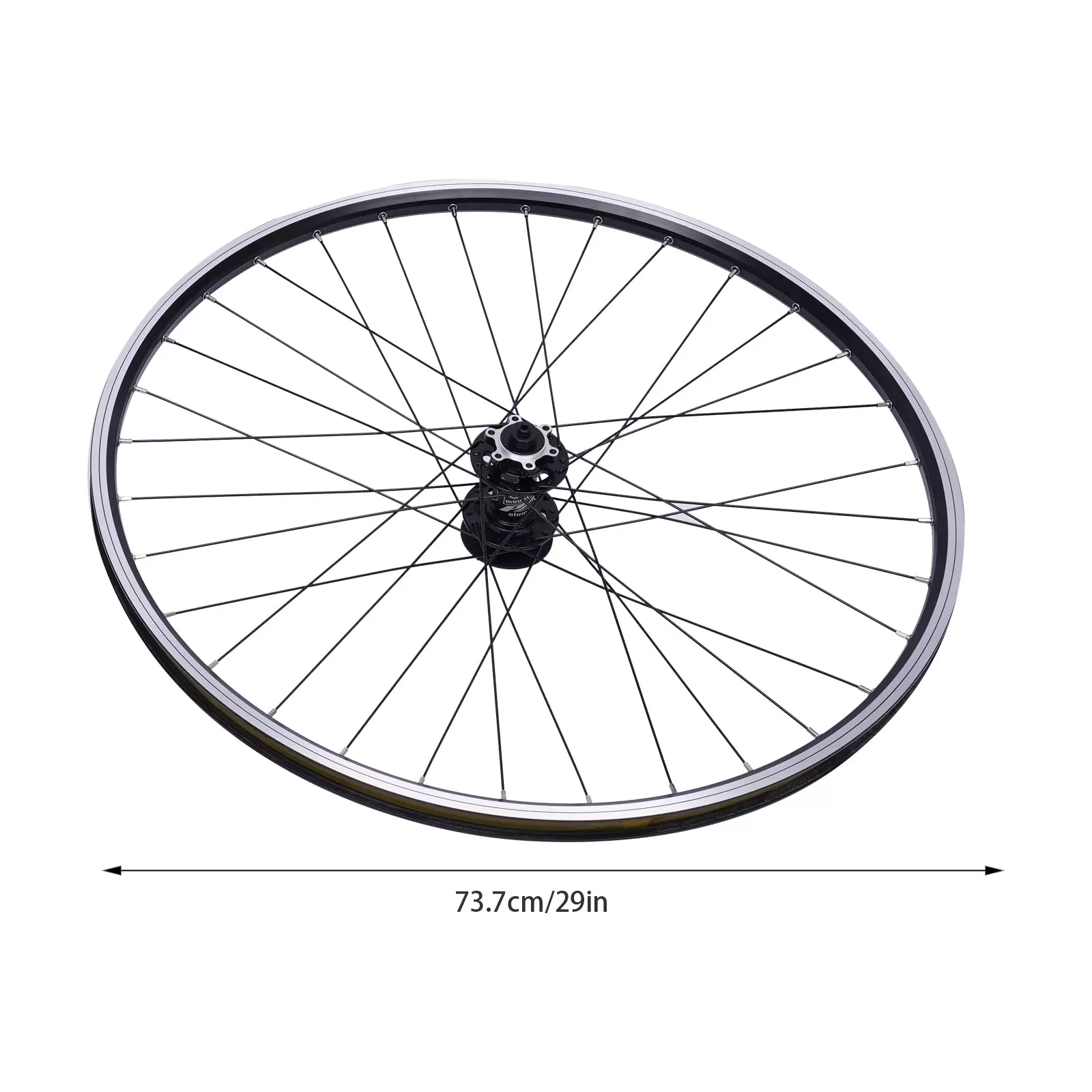 MTB-Laufradsatz 29 Zoll, Alu-Felge Scheibenbremse Schnellspanner Vorderrad Hinterrad schwarz Fahrrad Laufradsatz MTB-Laufradsatz 29 Zoll, Alu-Felge Scheibenbremse Schnellspanner Vorderrad Hinterrad schwarz Fahrrad Laufradsatz