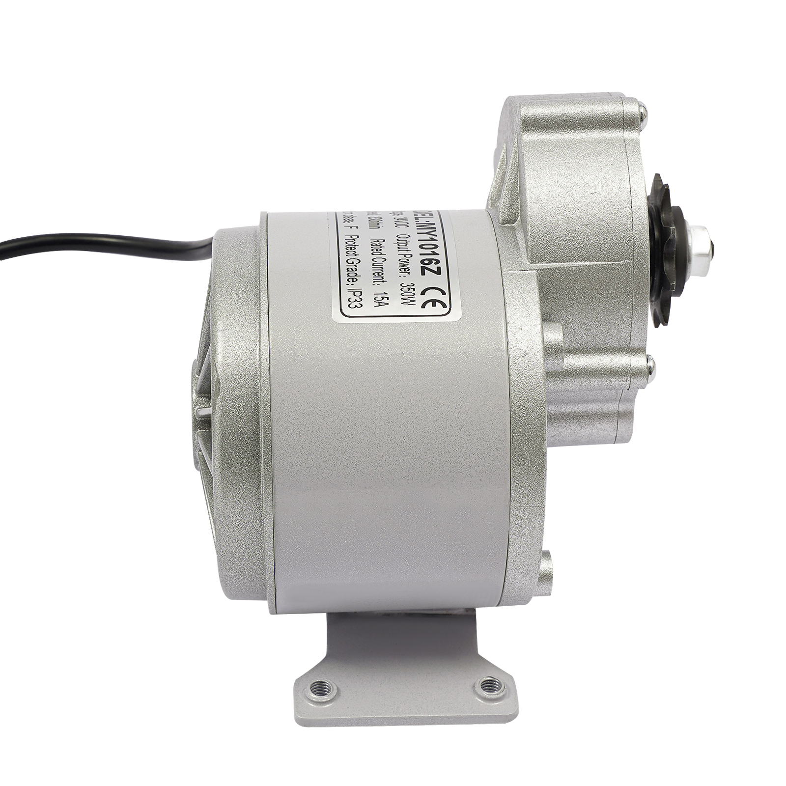 24V 350W Brushless Gear Reduction Electric Motor Kit, E-Bike Motor with ...