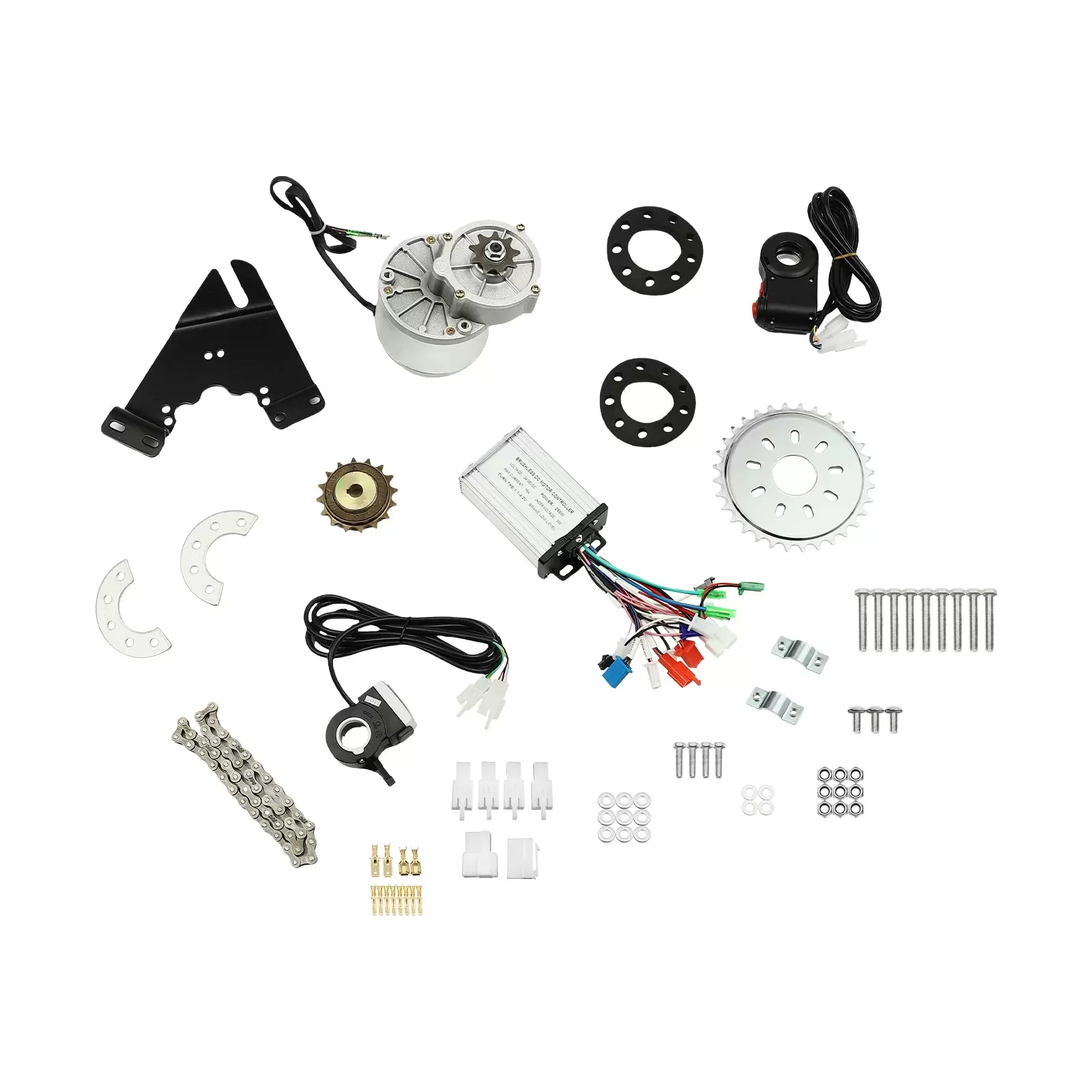 CNCEST 24V 250W Elektrische Fahrrad Bürstenlosen Motor Kit Einstellbare Geschwindigkeit Elektrofahrrad Umbausatz