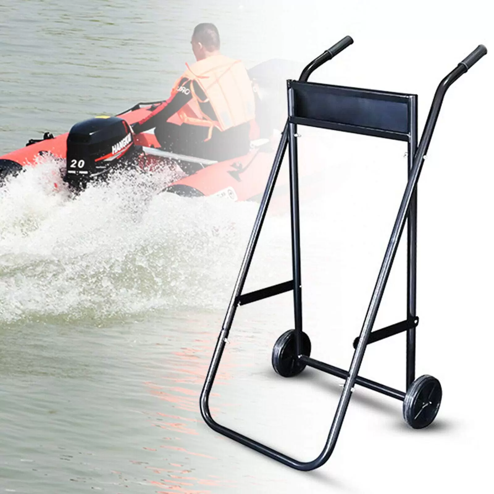 Außenbordmotor Trolley 70 KG Transportrad Bootsträgerträger Außenborderwagen Außenbordmotor Transportwagen
