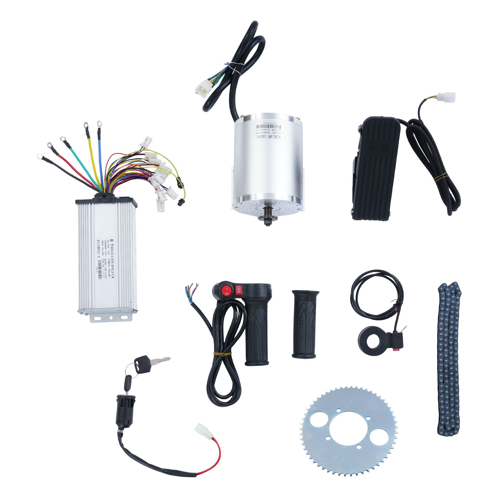 2000W 60V high speed brushless DC motor conversion kit, electric bicycle DC motor kit 2000W 60V high speed brushless DC motor conversion kit, electric bicycle DC motor kit