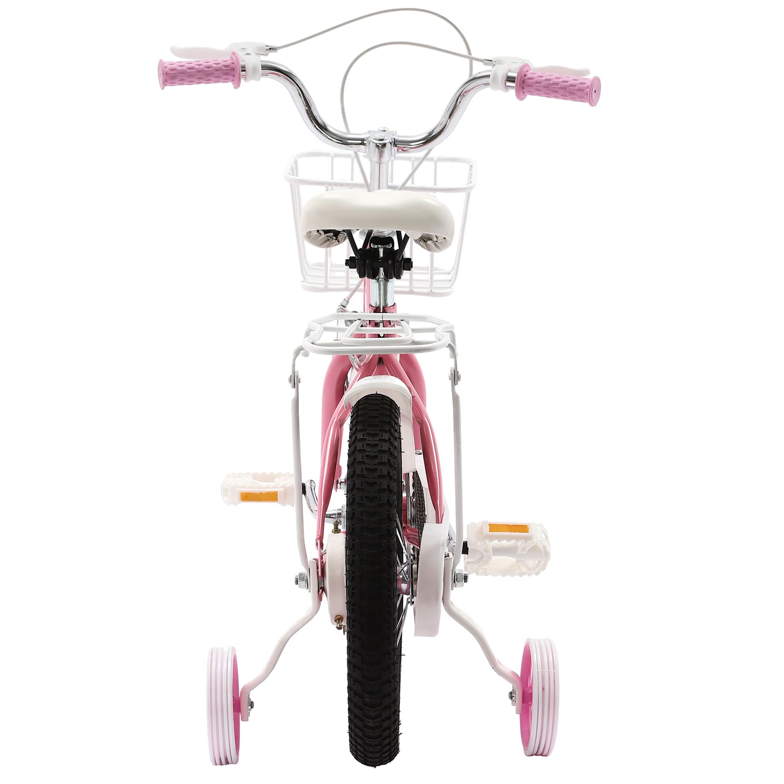 14-Zoll-Kinderfahrrad mit Stützrädern und Handbremse ab 3 Jahren (Rosa) 14-Zoll-Kinderfahrrad mit Stützrädern und Handbremse ab 3 Jahren (Rosa)