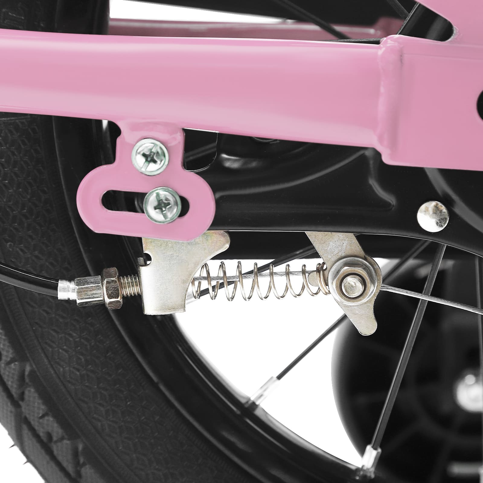 14 Zoll Kinderfahrrad mit Hilfsrad, Rücktrittbremse, Stützrädern, Passendes Geschenk für 3-5 Jahre alte Kinder (Rosa) 14 Zoll Kinderfahrrad mit Hilfsrad, Rücktrittbremse, Stützrädern, Passendes Geschenk für 3-5 Jahre alte Kinder (Rosa)