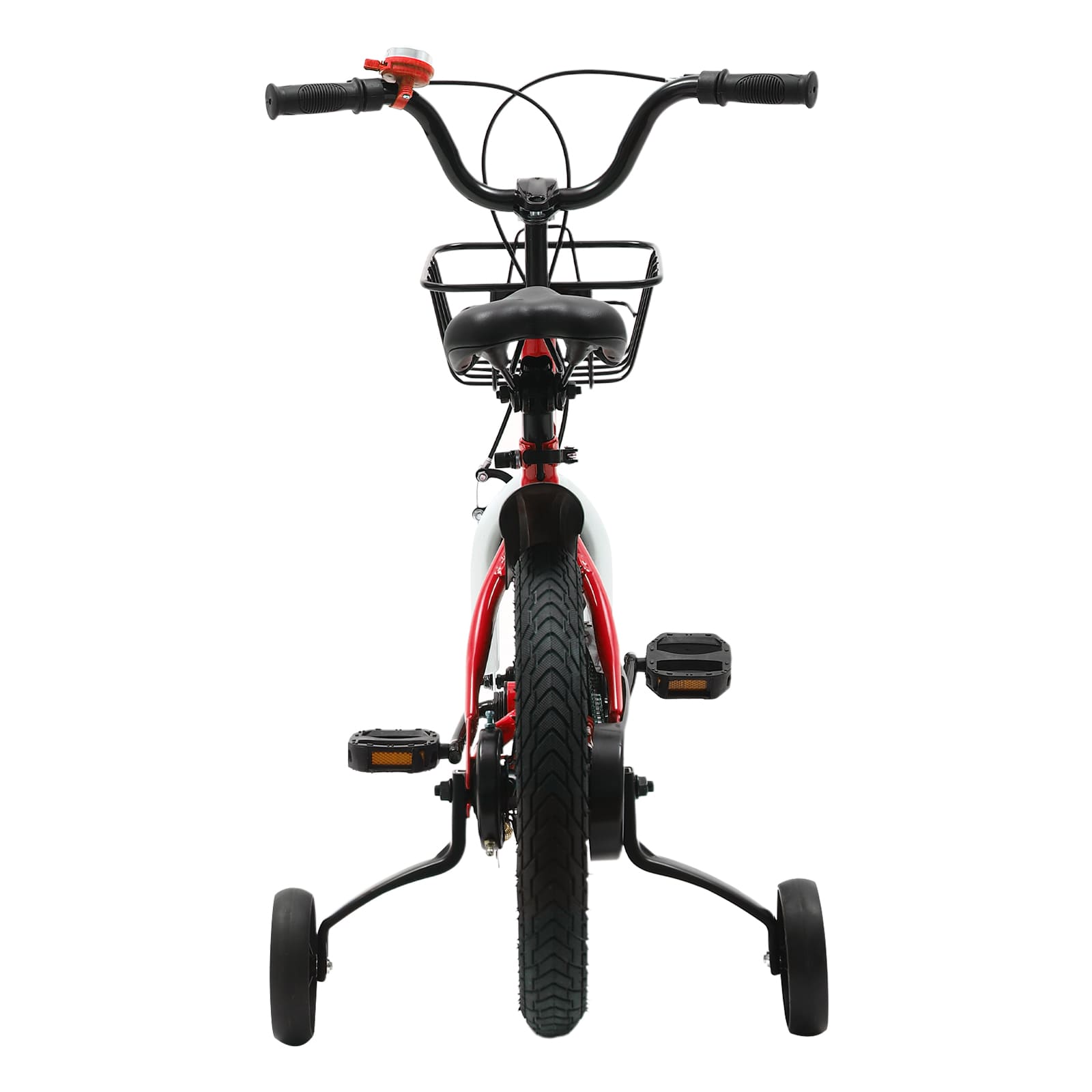 14 Zoll Kinderfahrrad mit Hilfsrad, Rücktrittbremse, Stützrädern, für 3-5 Jahre alte Kinder (Rot) 14 Zoll Kinderfahrrad mit Hilfsrad, Rücktrittbremse, Stützrädern, für 3-5 Jahre alte Kinder (Rot)