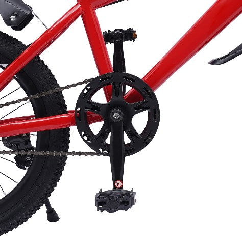 18 Zoll Kinderfahrrad, Mountainbike mit Elektrische Taschenlampe & Reifenpumpe