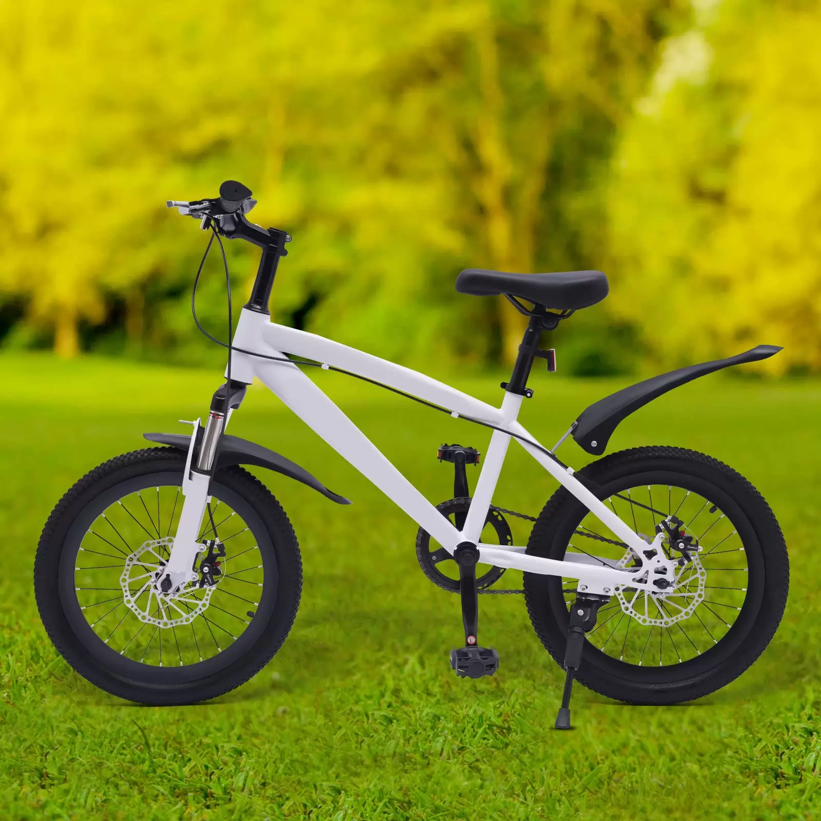 18 Zoll BMX Style Kinder Mountainbike, Verstellbarer Sitz, Baby Freistil Kinderfahrrad, Jungen Mädchen Fahrrad für Outdoor