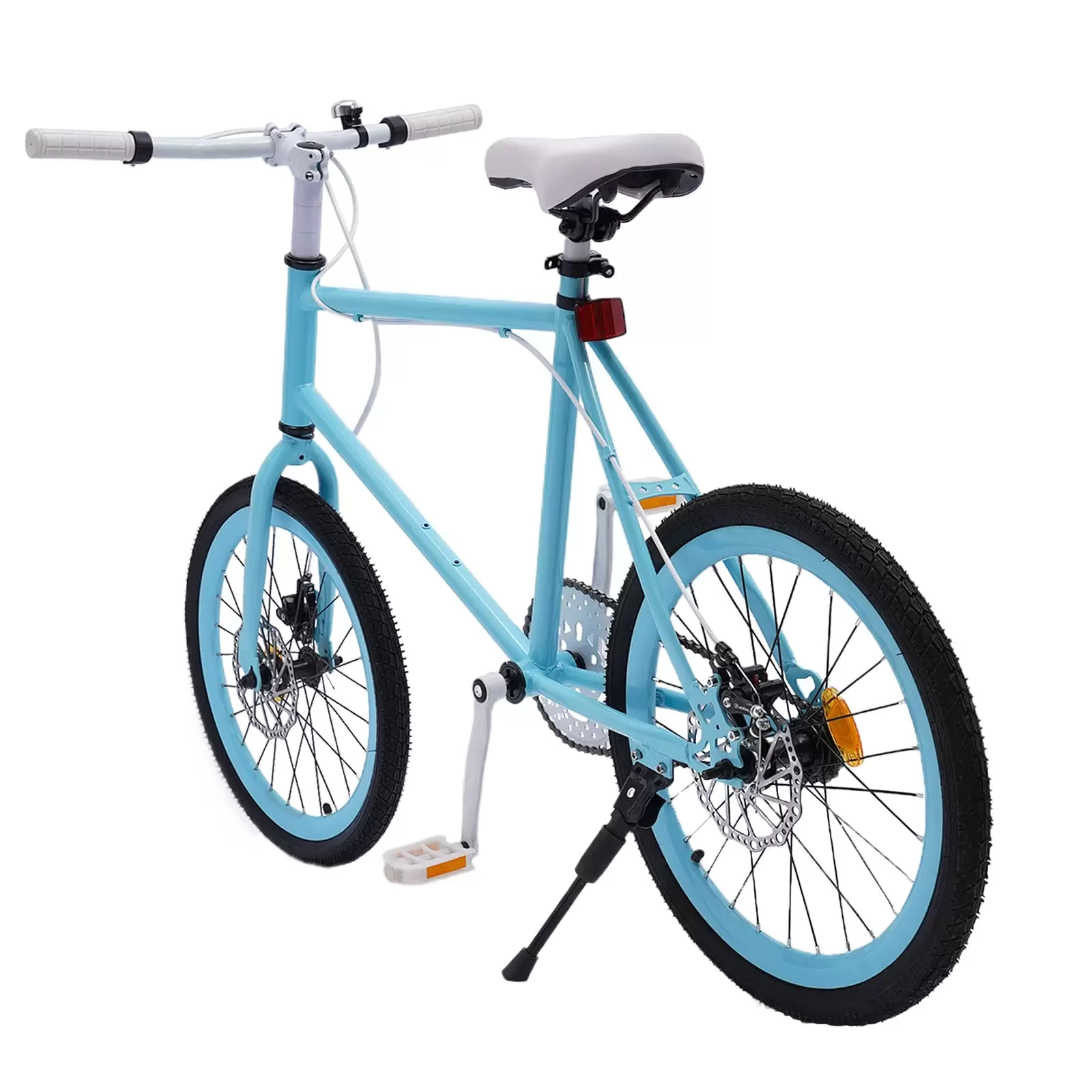 20 Zoll Kinderfahrrad Jungen Mädchen Fahrrad ab 6-9 Jahre 130-155cm Freestyle Kinder Fahrrad, Blau