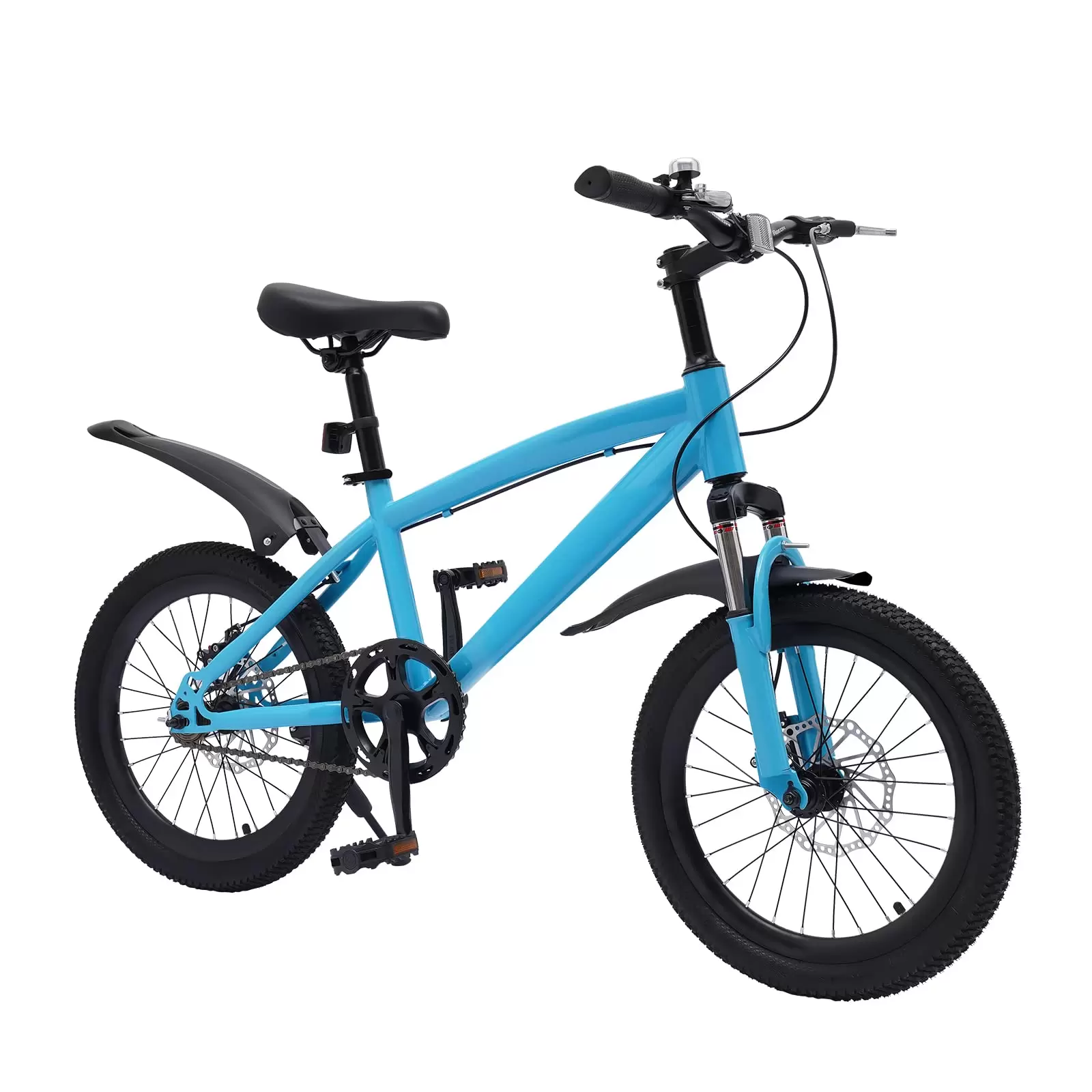 18 Zoll Kinderfahrrad Unisex Kinder Fahrrad Verstellbare Sitzhöhe Outdoor Jungen Mädchen Fahrrad