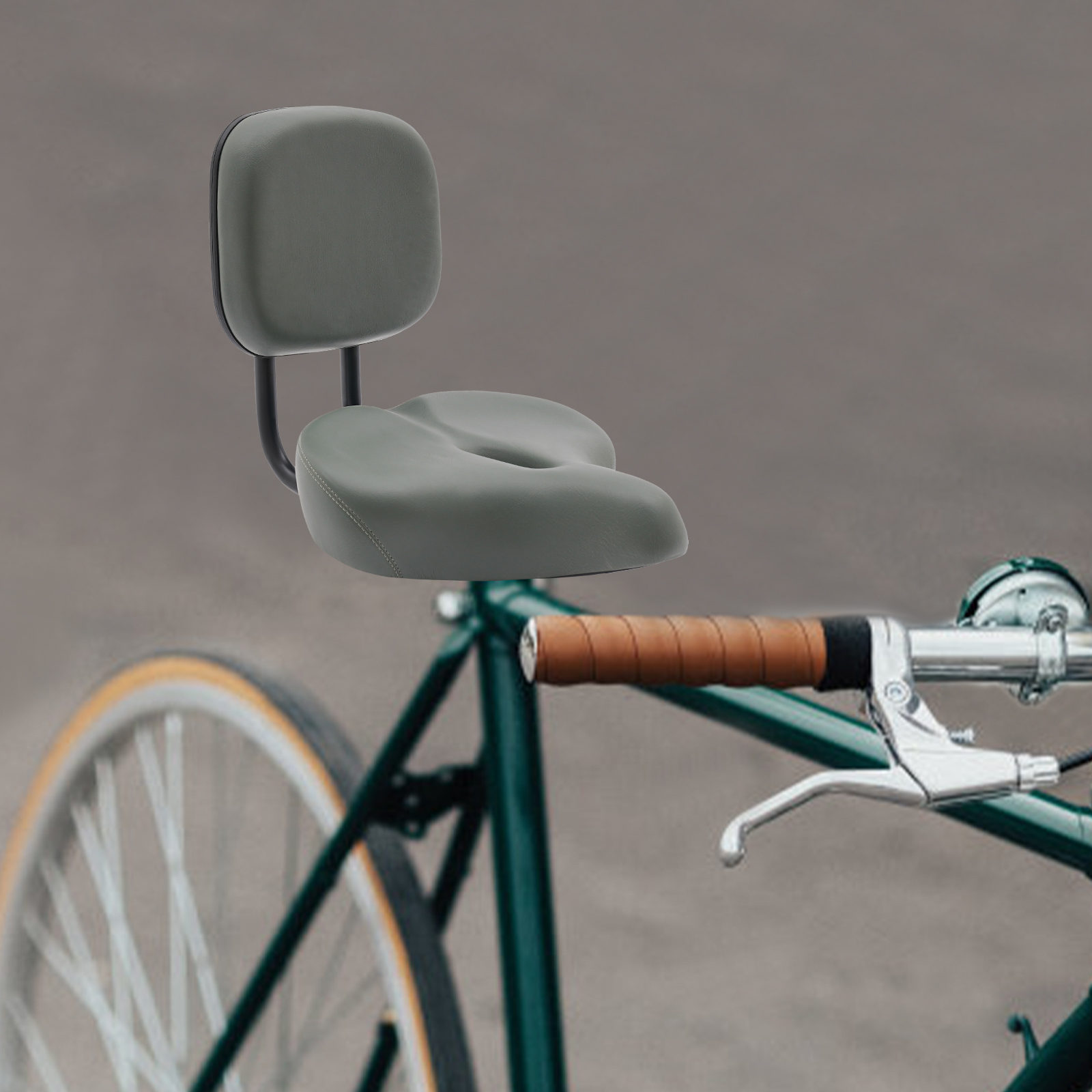 Tricycle Seat With Backrest Extra Wide Bike Seat With Back Support Tricycle Seat With Backrest Extra Wide Bike Seat With Back Support