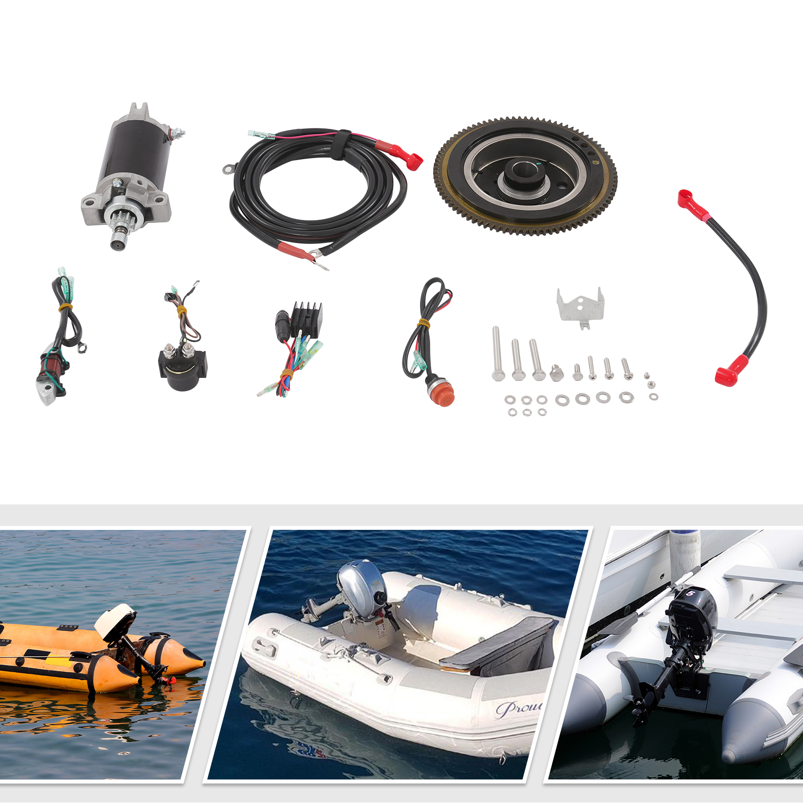 Yamaha elektrische startkit, Yamaha 2-takt 40 pk buitenboordmotor elektrische startkit, Yamaha buitenboordmotor startmotor conversiekit Yamaha elektrische startkit, Yamaha 2-takt 40 pk buitenboordmotor elektrische startkit, Yamaha buitenboordmotor startmotor conversiekit