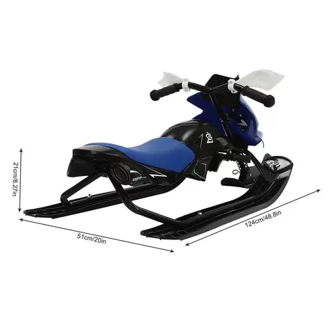 Luge de neige, luge de ski avec freins