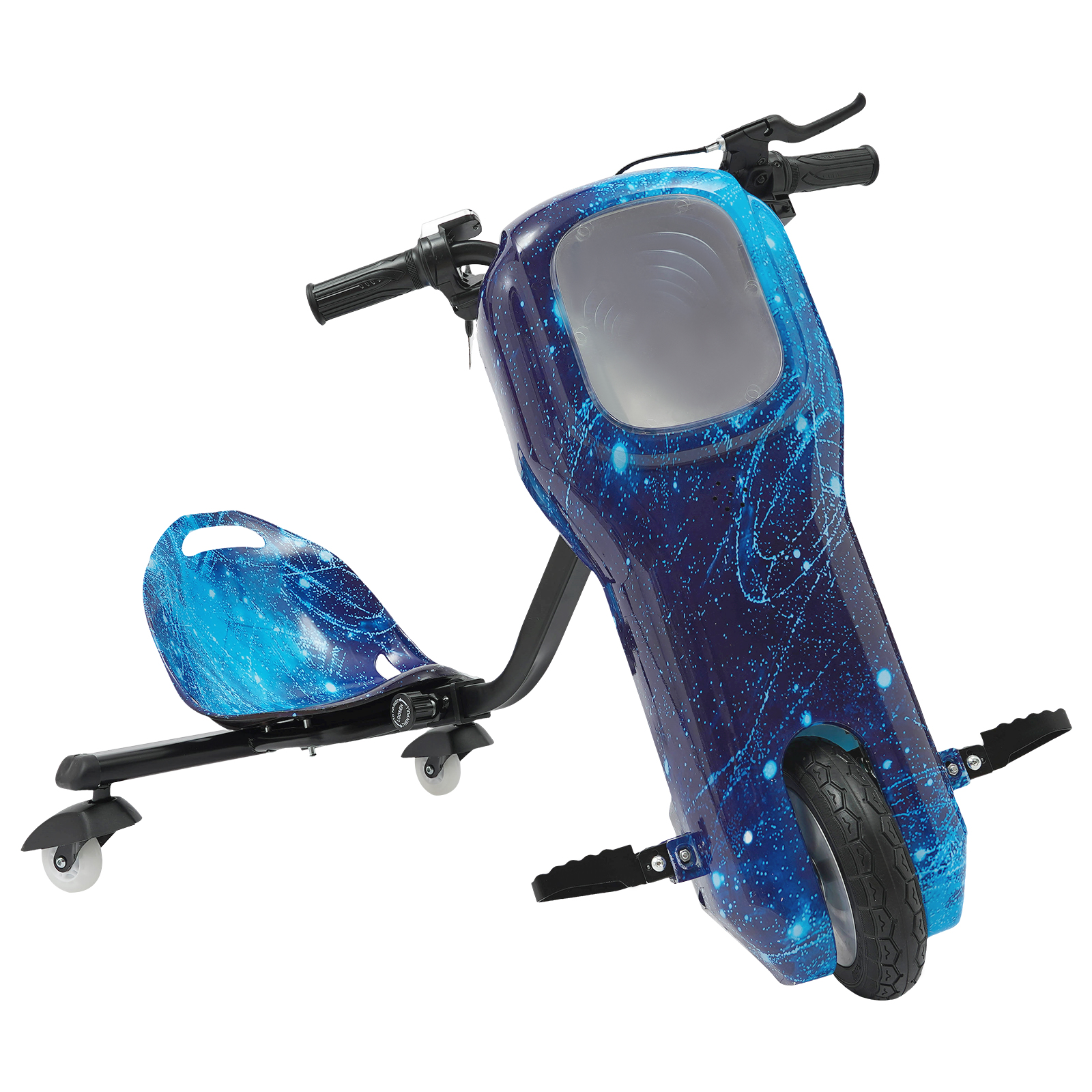 CNCEST Kinder Elektro Roller 3 Gang Drift Roller für Kinder Blau