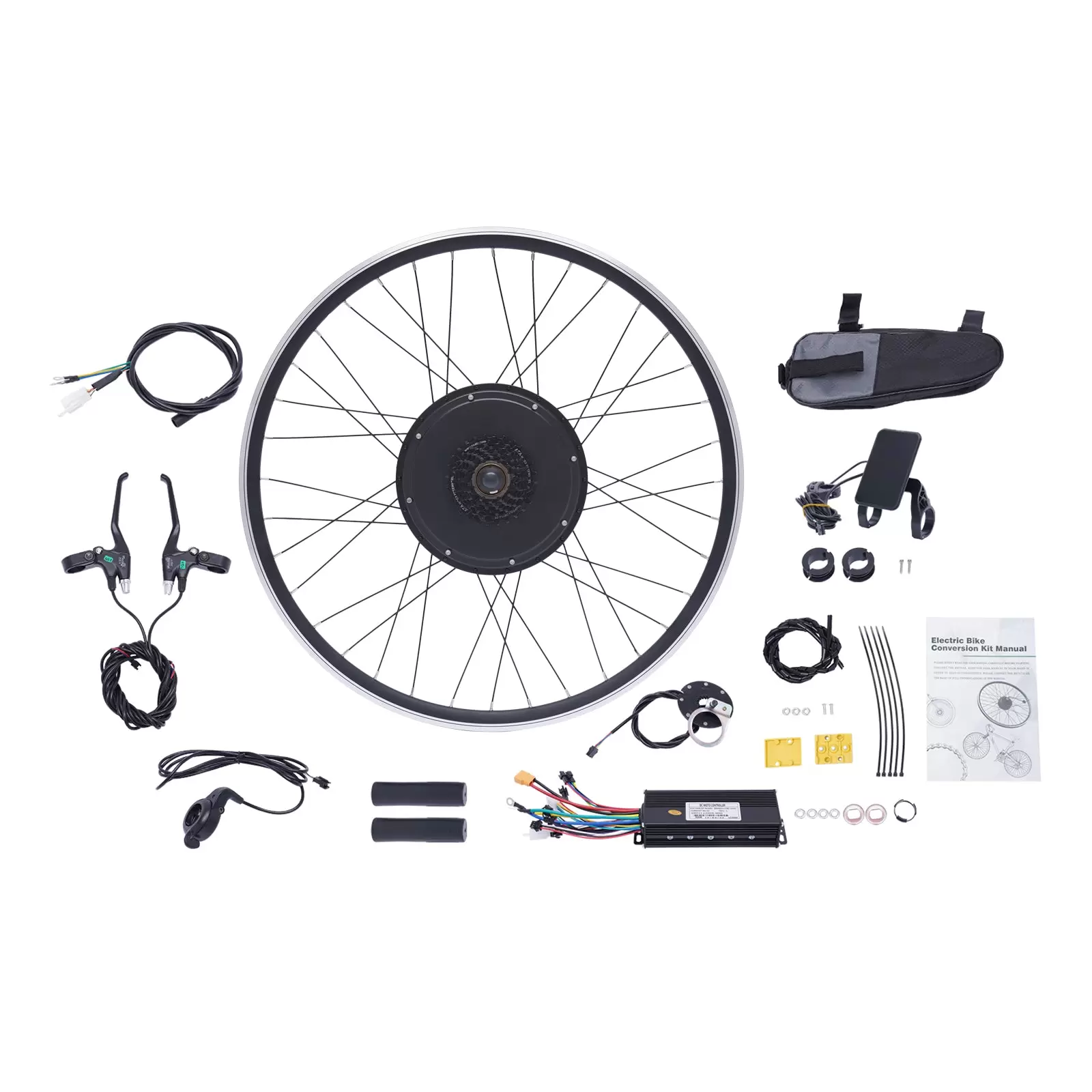 Ebike Umbausatz 48 V 1000 W hinterer Motor elektrisches Fahrrad Umbausatz mit integriertem Controller
