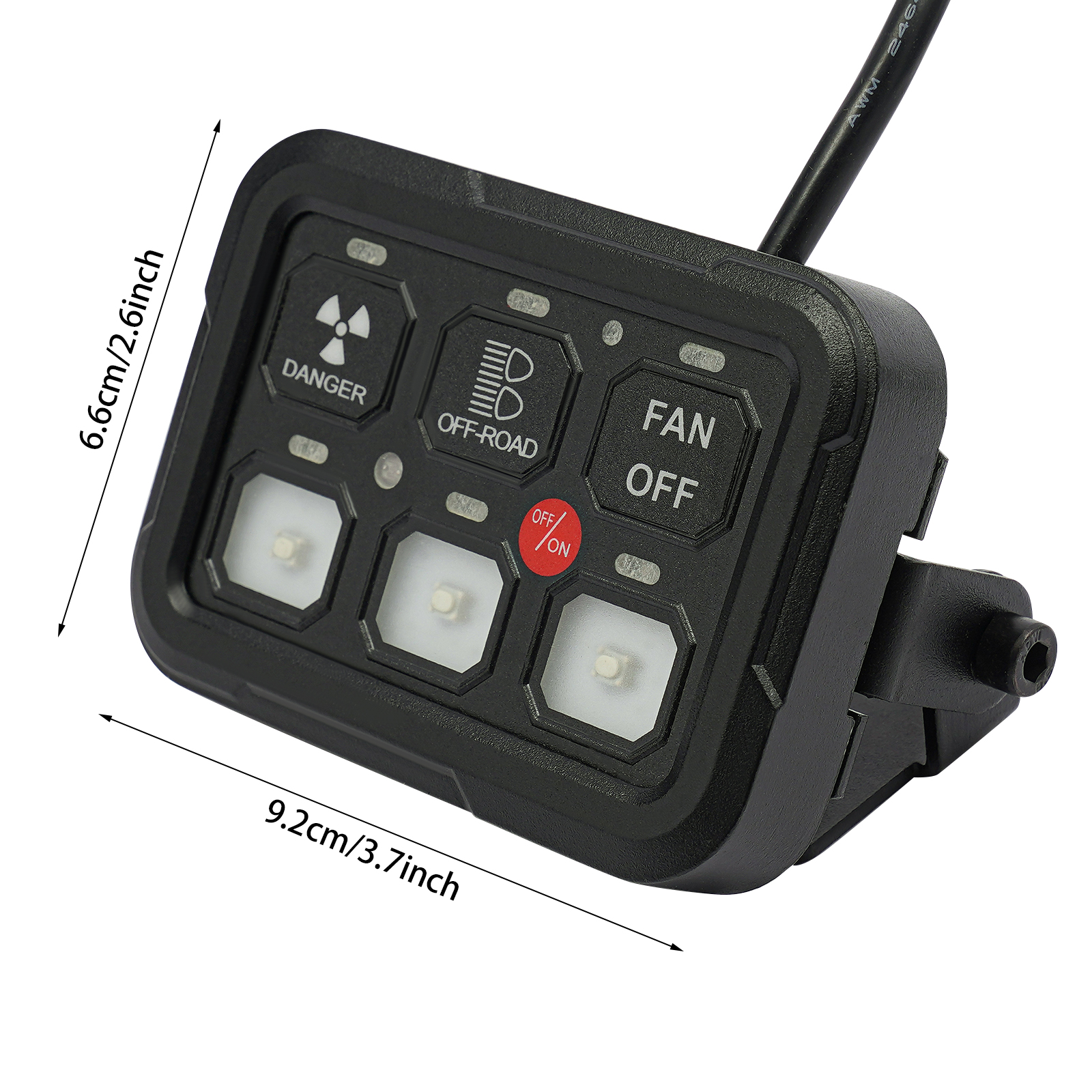 Car lighting modification control box set high-power car light touch switch RGB integrated switch Car lighting modification control box set high-power car light touch switch RGB integrated switch