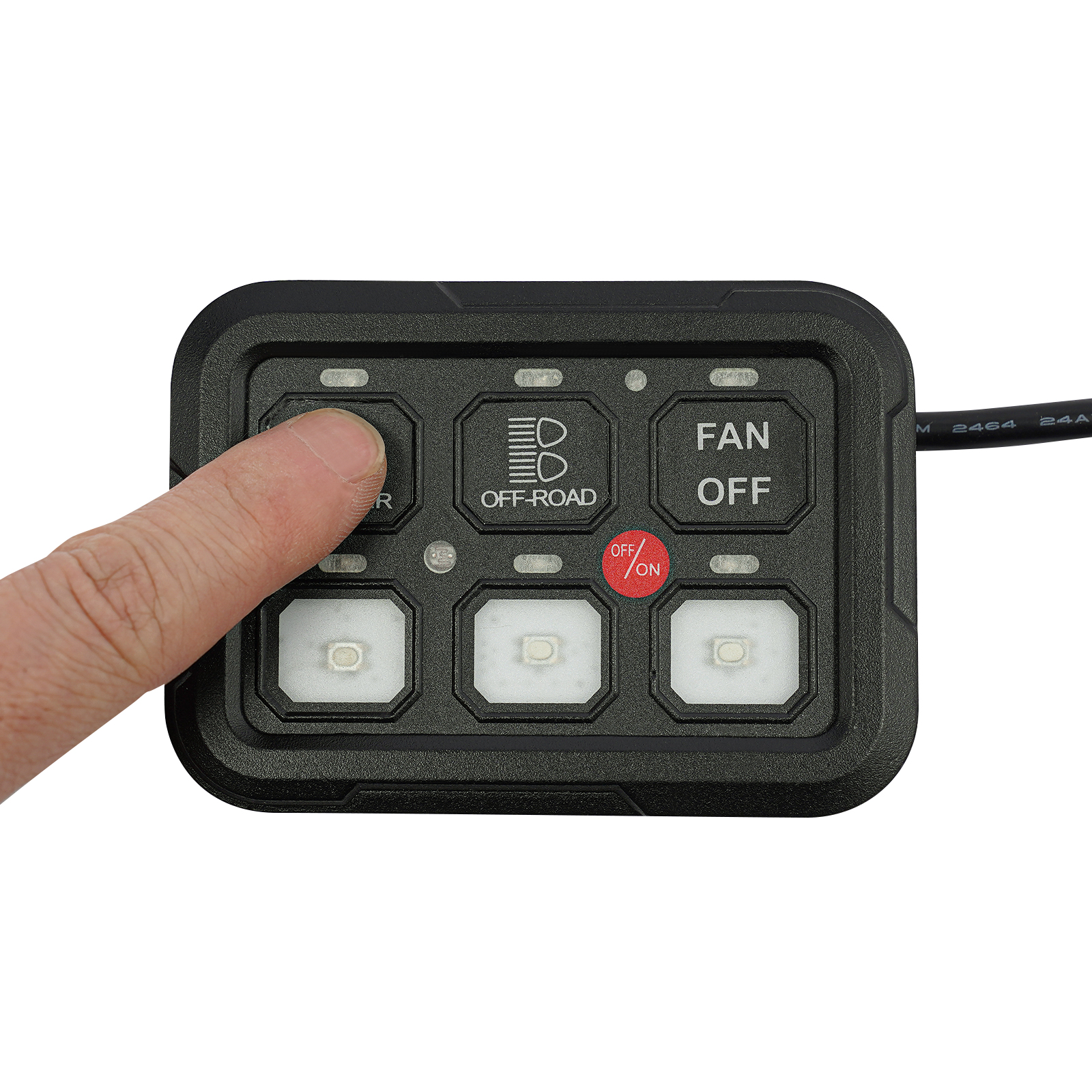Car lighting modification control box set high-power car light touch switch RGB integrated switch Car lighting modification control box set high-power car light touch switch RGB integrated switch
