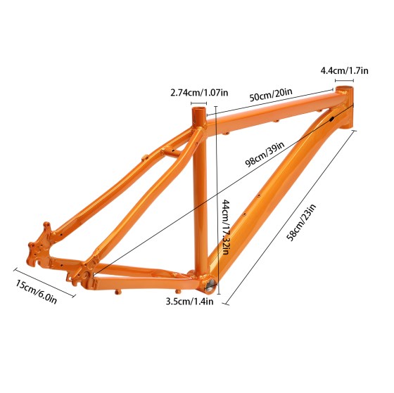 26 Zoll Fahrradrahmen, Mountainbike-Rahmen