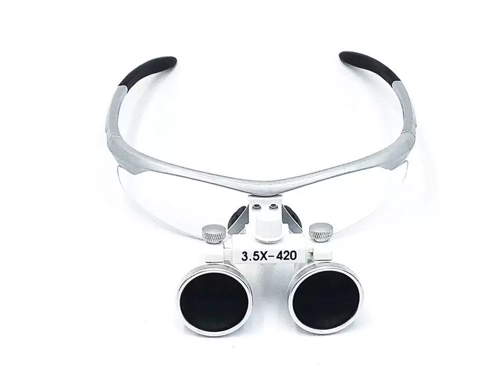 Lupenbrille Kopflupe Brillenlupe 3.5x420mm Loupe glass+Headlamp light Lupenbrille Kopflupe Brillenlupe 3.5x420mm Loupe glass+Headlamp light