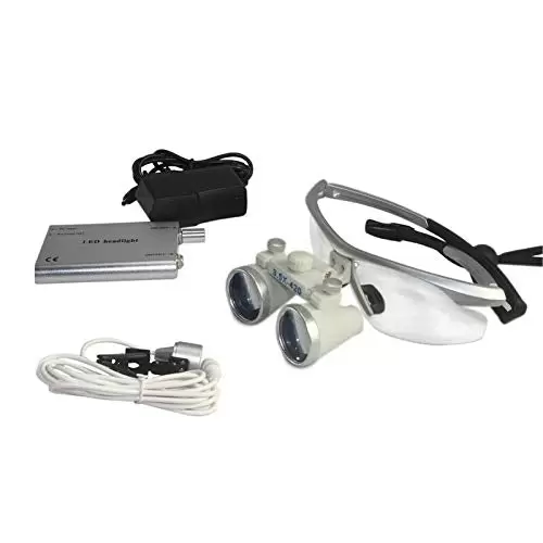 Lupenbrille Kopflupe Brillenlupe 3.5x420mm Loupe glass+Headlamp light Lupenbrille Kopflupe Brillenlupe 3.5x420mm Loupe glass+Headlamp light
