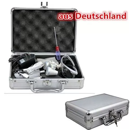 CNCEST Dental LED Chirurgische Lupen+Lupenbrille Binokular lupen  Headlight+Case 3.5X420mm
