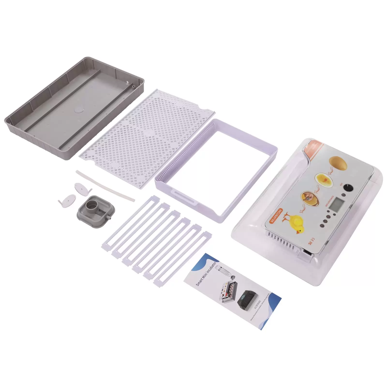 Automatische Inkubator-Temperatur-Feuchtigkeits-Inkubator-Steuerung Hatching-Maschine mit LED-Eierlichtern