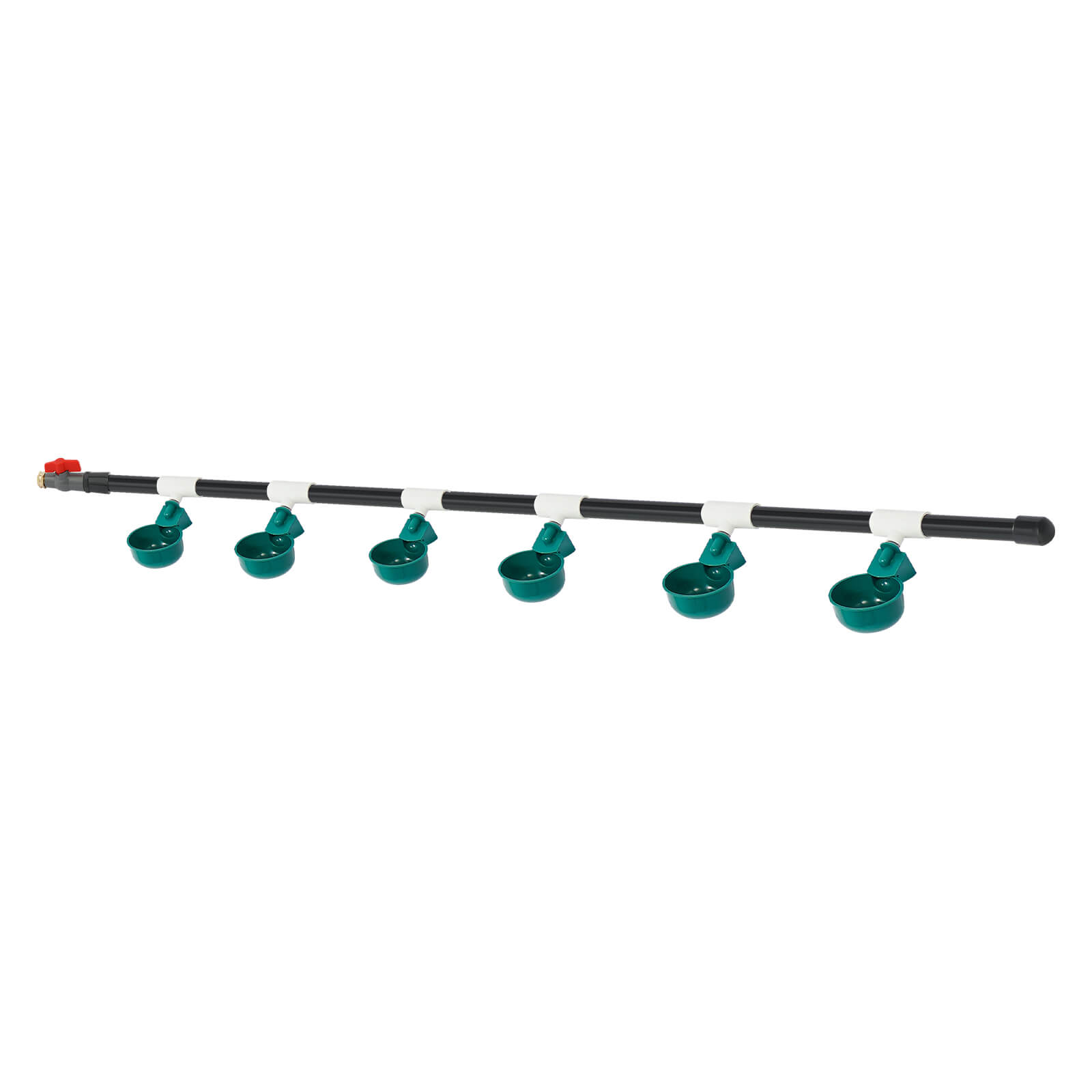 Produktbild von QWORK® Geflügeltränke – 10 Stück, Automatisch, Für 25-mm-Eimer, ABS-Kunststoff – Perfekt Für Hühner, Wachteln, Tauben & Mehr