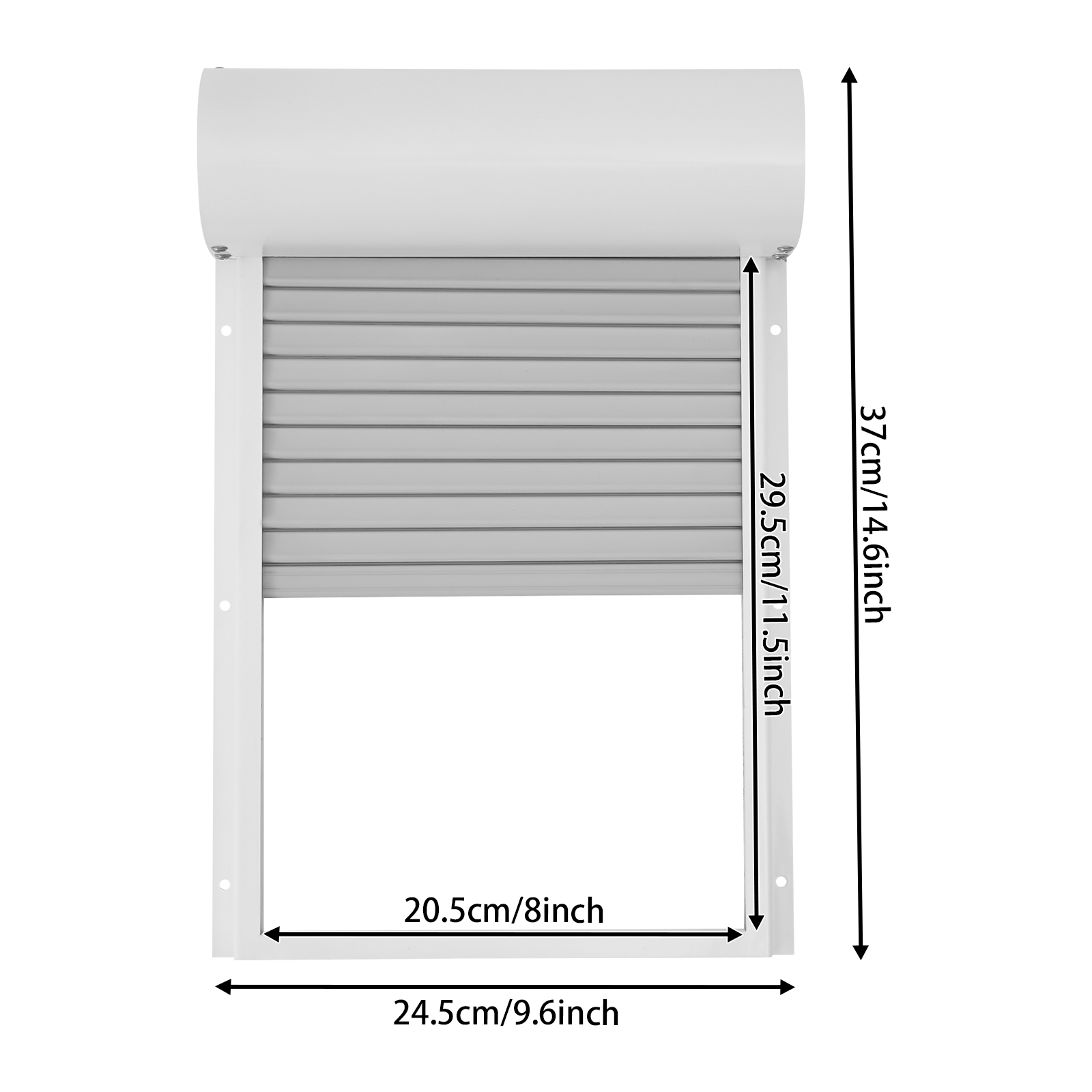 White Automatic Chicken Door with Remote, Automatic Chicken Door Solar Powered  used in Households, Farms