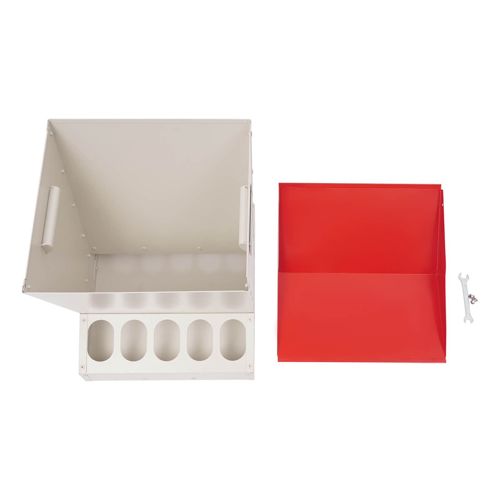 Chicken Feeder, Large Capacity Chicken Feeder, 10-Hole Chicken Feeder Chicken Feeder, Large Capacity Chicken Feeder, 10-Hole Chicken Feeder