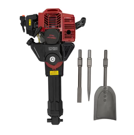 Benzin Abbruchhammer 1900W Tragbarer Baumgrabungsmaschine mit Benzinmotor 6500rpm 2-Takt Motor Multifunktional Schlaghammer