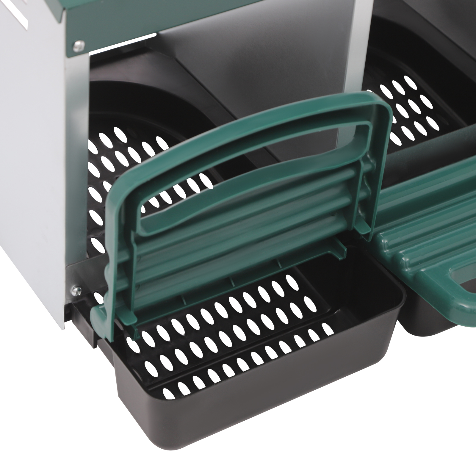 3 Grid Chicken Nesting Box, Laying Nest, Nesting Box used in Homes, Farms, Coops, Backyards, Courtyards - Green