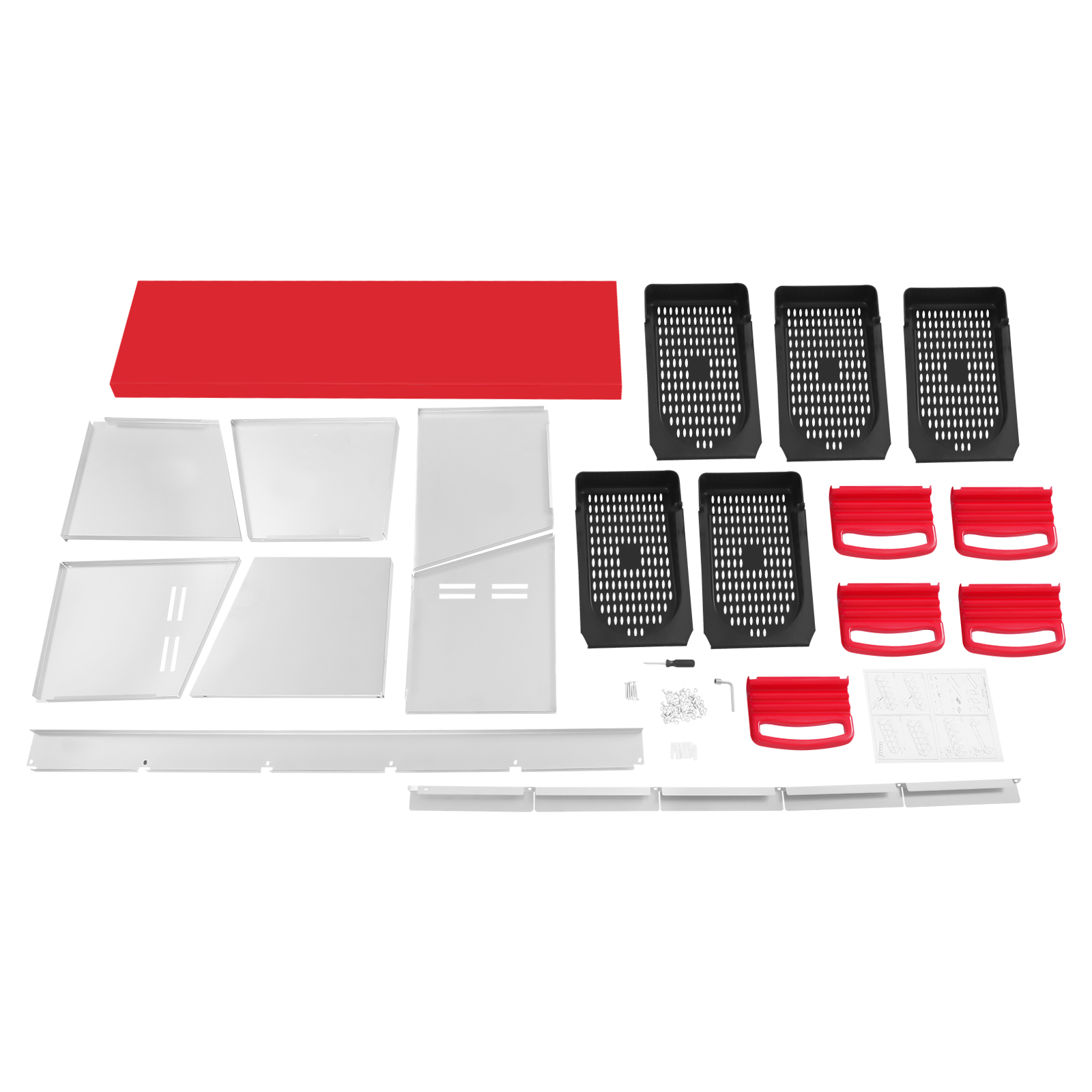 5 Grid Chicken Nesting Box, Laying Nest, Nesting Box used in Homes, Farms, Coops, Backyards, Courtyards - Red
