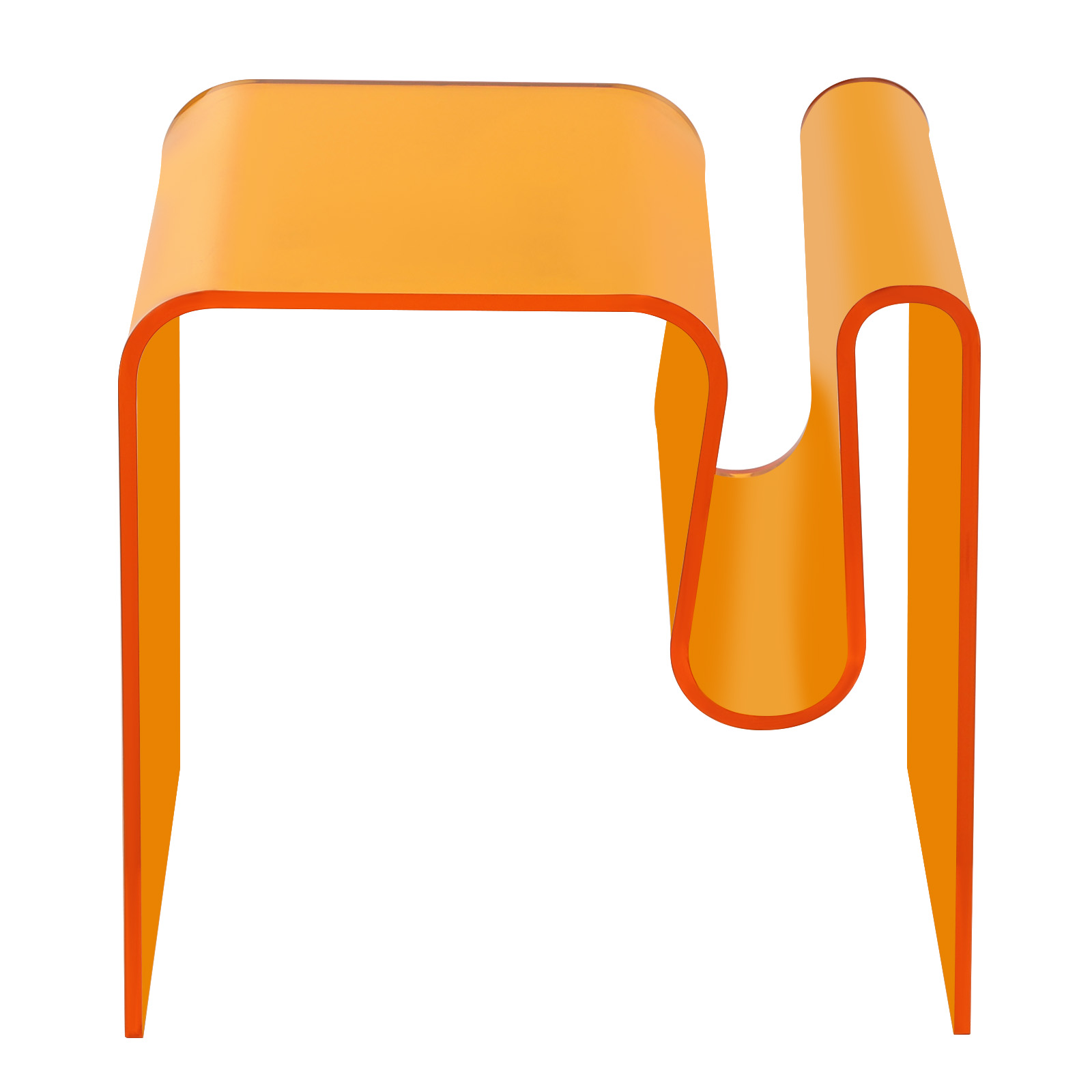 45x30x45cm M-Shaped Side Table, Acrylic Side Table, Bedside Table