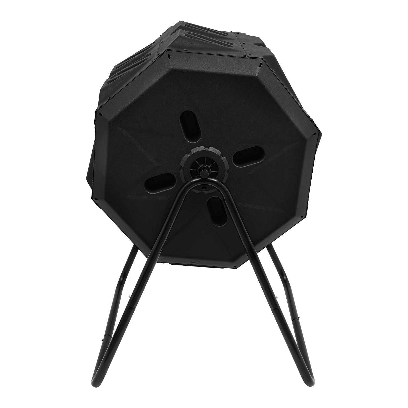 Composteur double chambre 160 L, bac à compost rotatif, composteur à tambour