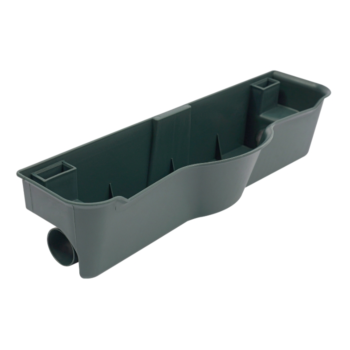 Hanging Vertical Wall Planter, 24 Planter Pots, 6 Drain Basins + 2m Drain Hose - Army Green