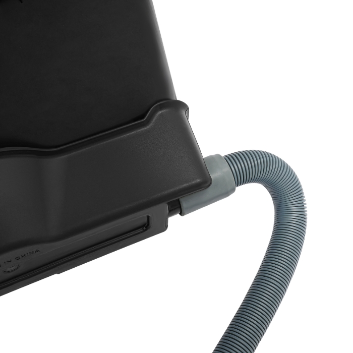 Hanging Vertical Wall Planter, 24 Planter Pots, 6 Drain Basins + 2m Drain Hose - Black