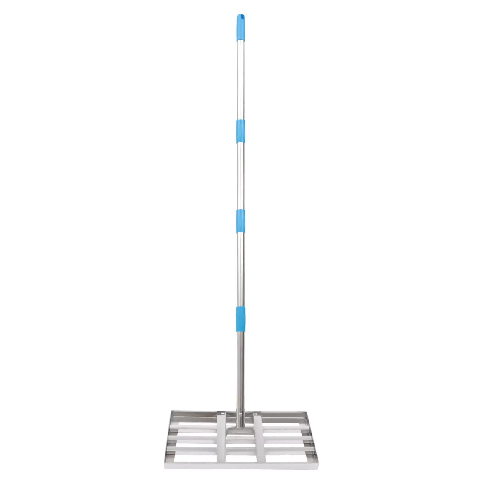 Rasenrakel Gardena Rasenharke mit 63 Zoll langem Stiel Lawn Leveling Rake Edelstahl 20 x 10 Zoll