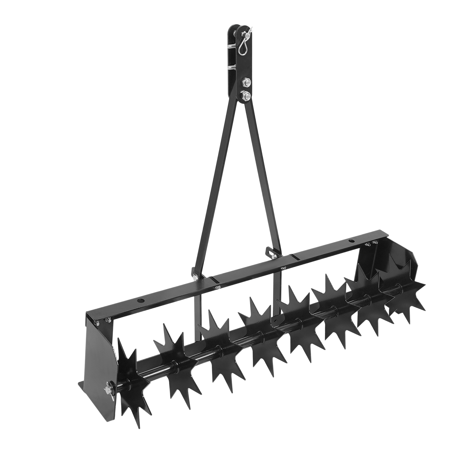Aérateur de pelouse, aérateur tractable, pour pelouses de jardin, villas et parcs