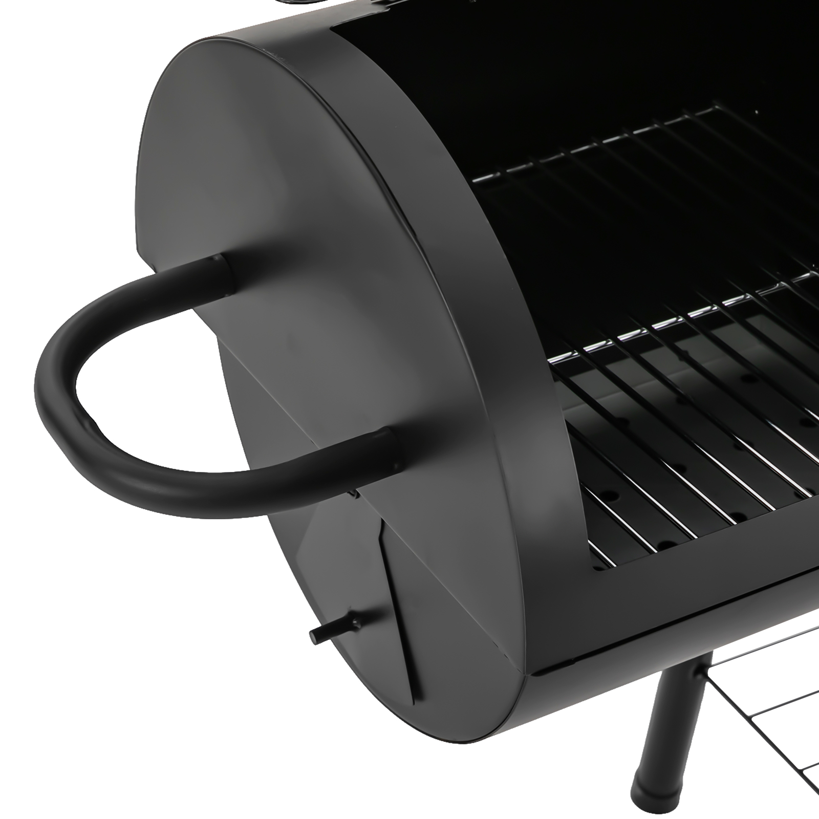 147 * 70 * 126 cm Holzkohlegrill, Holzkohlegrill für den Außenbereich, schwarzer Holzkohlegrill 147 * 70 * 126 cm Holzkohlegrill, Holzkohlegrill für den Außenbereich, schwarzer Holzkohlegrill