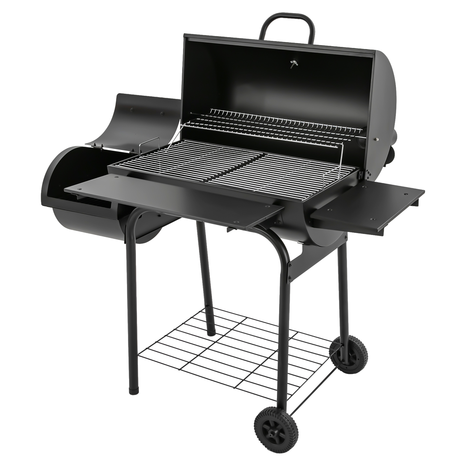 147 * 70 * 126 cm Holzkohlegrill, Holzkohlegrill für den Außenbereich, schwarzer Holzkohlegrill 147 * 70 * 126 cm Holzkohlegrill, Holzkohlegrill für den Außenbereich, schwarzer Holzkohlegrill