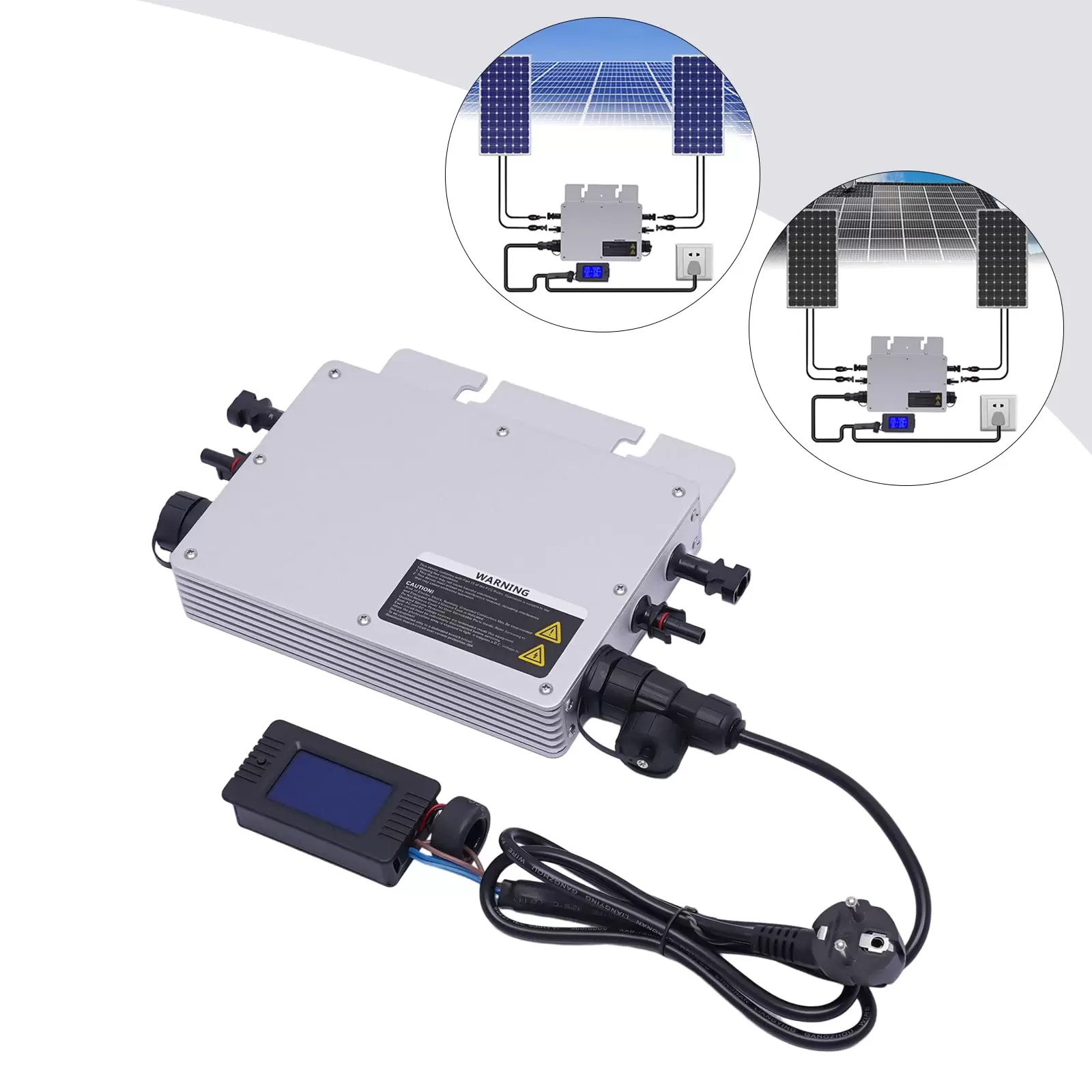 600W Solar Grid Tie Micro Inverter Wasserdicht IP65 DC54V für Solarpanel 600W Solar Grid Tie Micro Inverter Wasserdicht IP65 DC54V für Solarpanel
