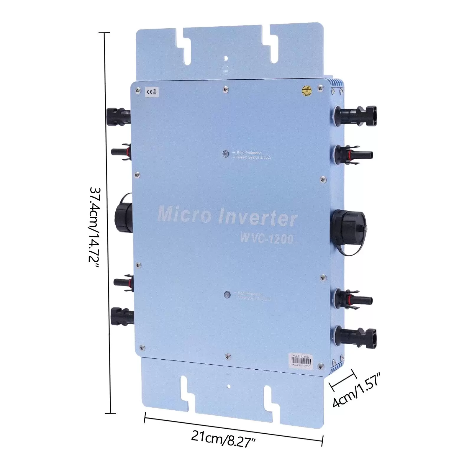 1200W Solar Grid Tie Micro Inverter Netzbinder Wechselrichter 220V Mikrowechselrichter IP65 1200W Solar Grid Tie Micro Inverter Netzbinder Wechselrichter 220V Mikrowechselrichter IP65