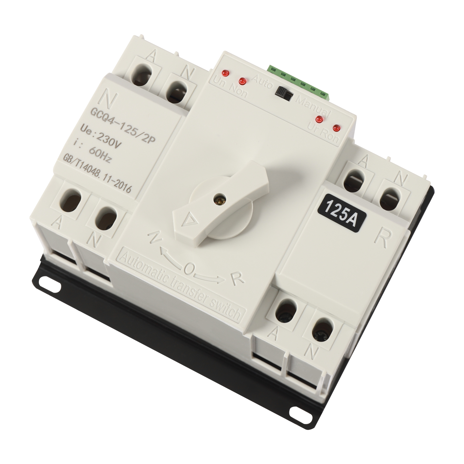 AC 230 V 2P 125 A ATS CB Dual Power Automatischer Transferschalter, für kommunale Stromversorgung, USV, Wechselrichter AC 230 V 2P 125 A ATS CB Dual Power Automatischer Transferschalter, für kommunale Stromversorgung, USV, Wechselrichter