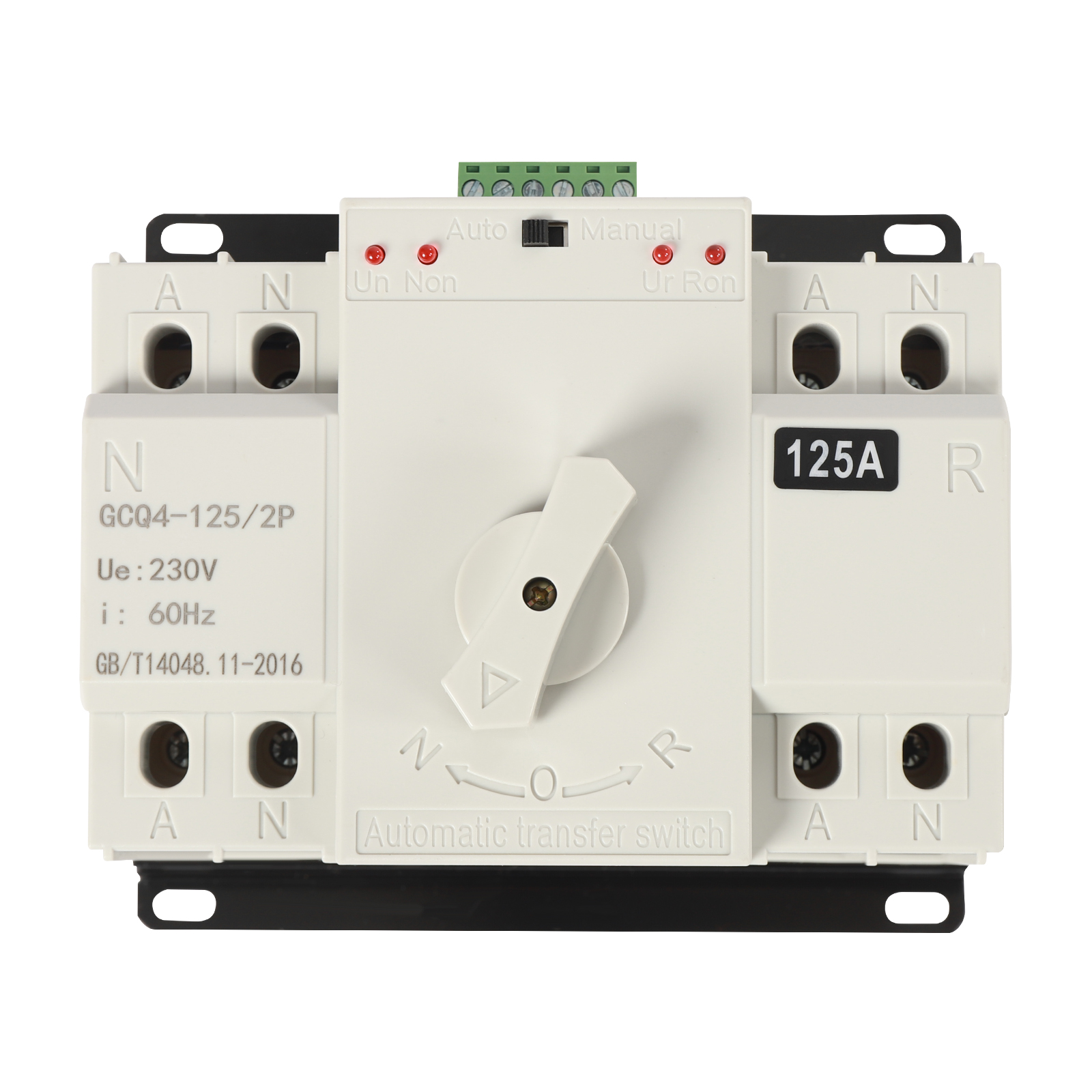 AC 230 V 2P 125 A ATS CB Dual Power Automatischer Transferschalter, für kommunale Stromversorgung, USV, Wechselrichter