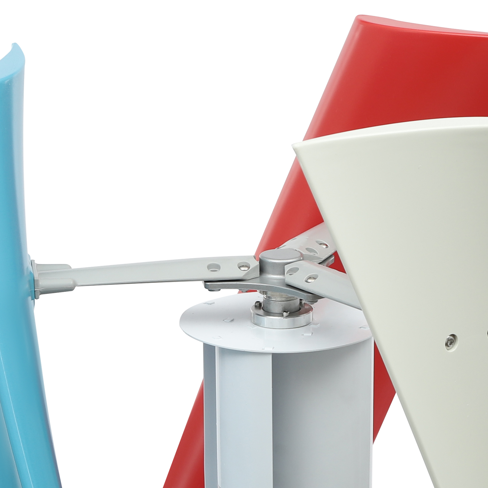 Vertical Wind Turbine, Wind Turbine Generator Kit, Vertical Wind Generator with Auxiliary Wind Wheel