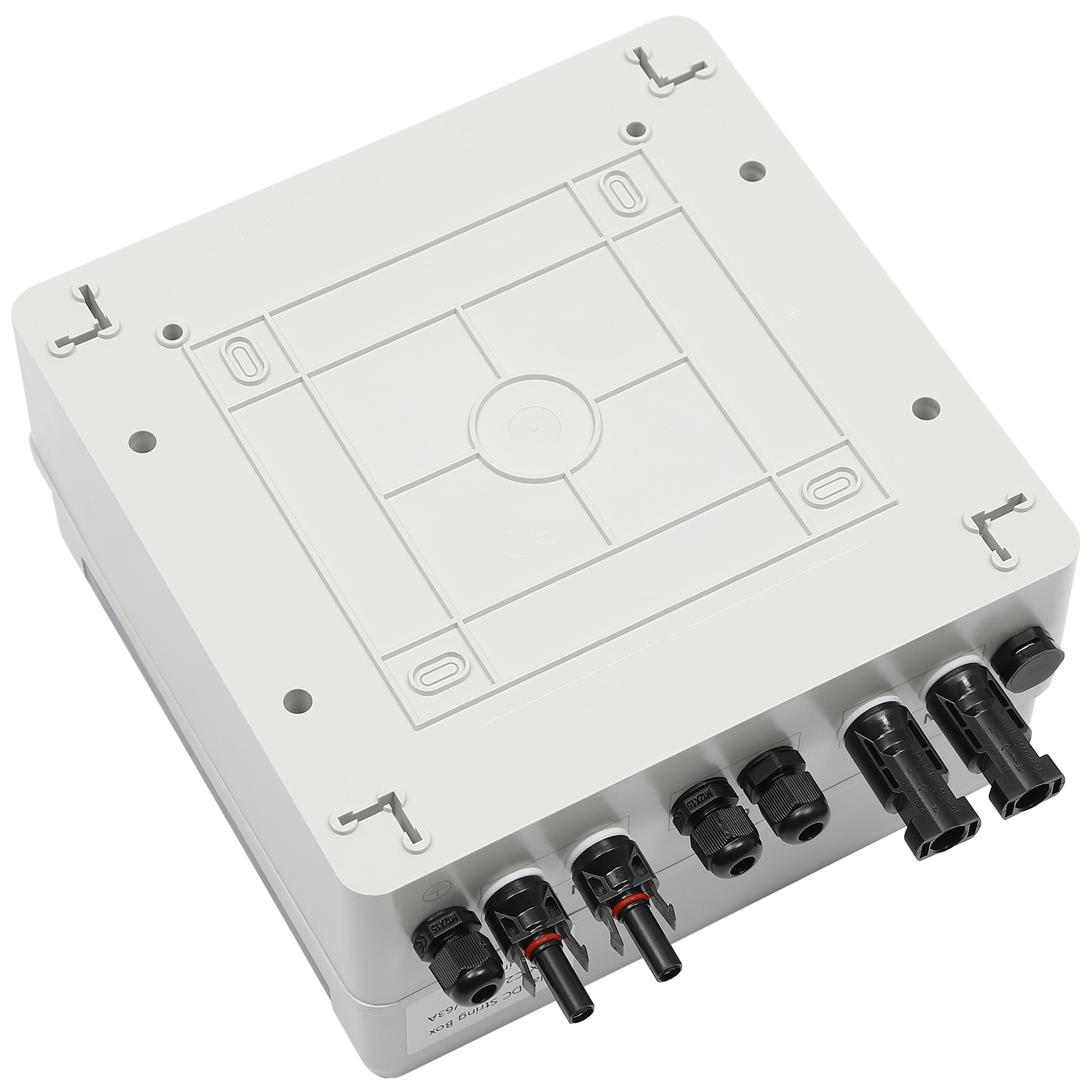 CNCEST Solar Box DC 500V 2-String 63A, DC Leistungsschalter, Schutz System Box