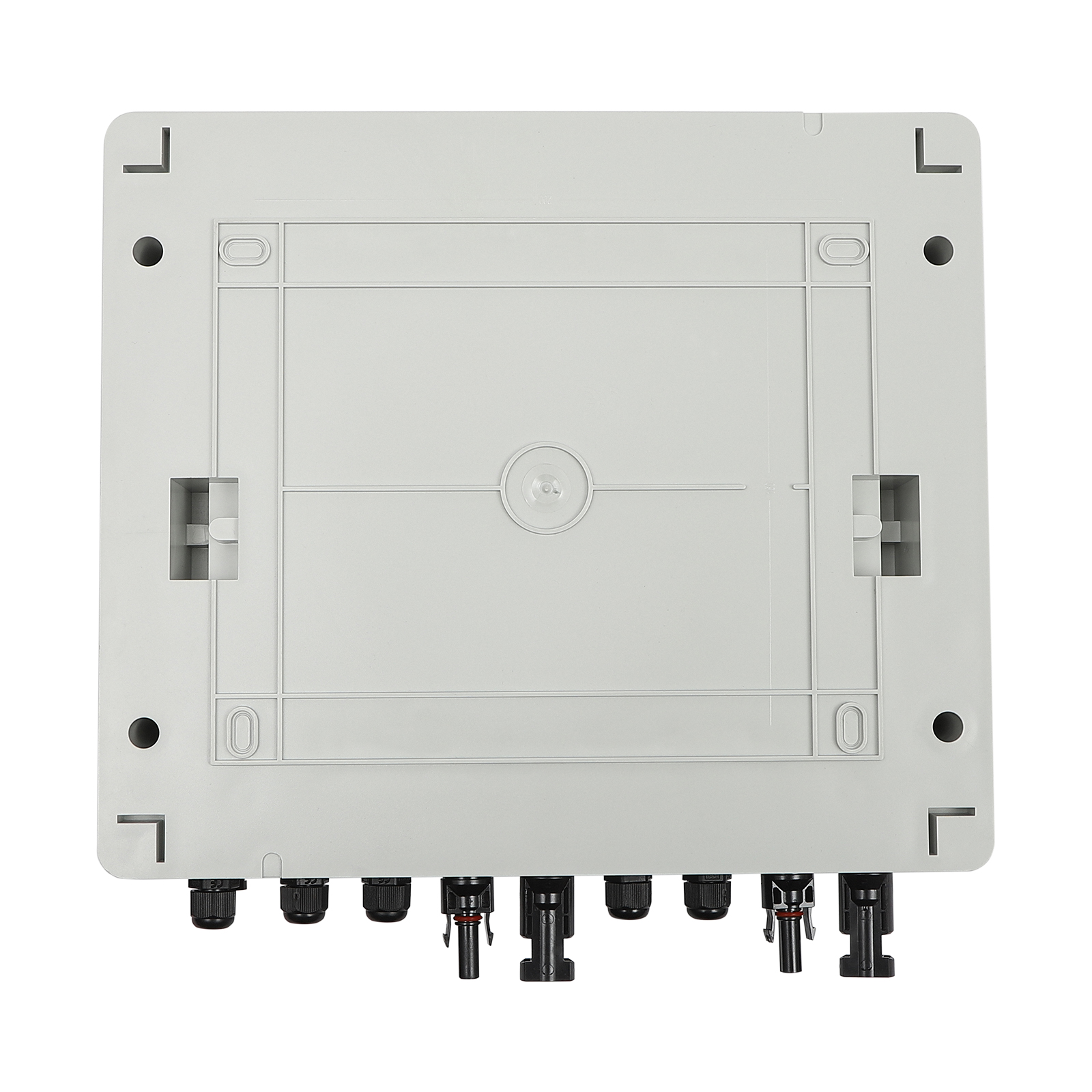 Solaranschlusskasten DC 500 V, 2-Strings 15 A IP65 Wasserdichtes Gehäuse Überspannungsschutz Blitzschutz (2 in 2 raus, 15 A) Solaranschlusskasten DC 500 V, 2-Strings 15 A IP65 Wasserdichtes Gehäuse Überspannungsschutz Blitzschutz (2 in 2 raus, 15 A)