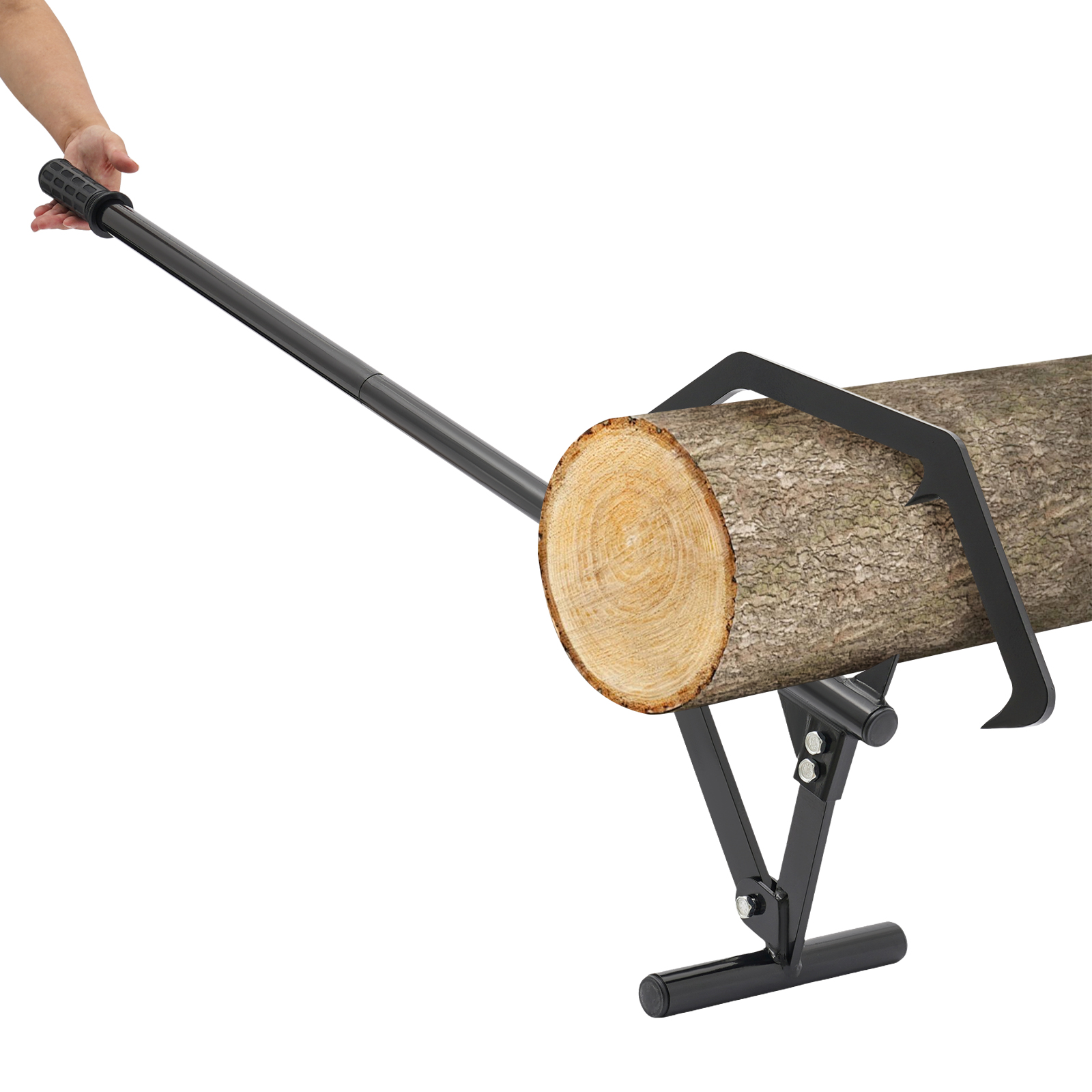Holzheber, verstellbarer Holzroller-Kanthaken, Holzfällerwerkzeug zum Heben von Holz mit einem Durchmesser von 7,5 bis 63,5 cm