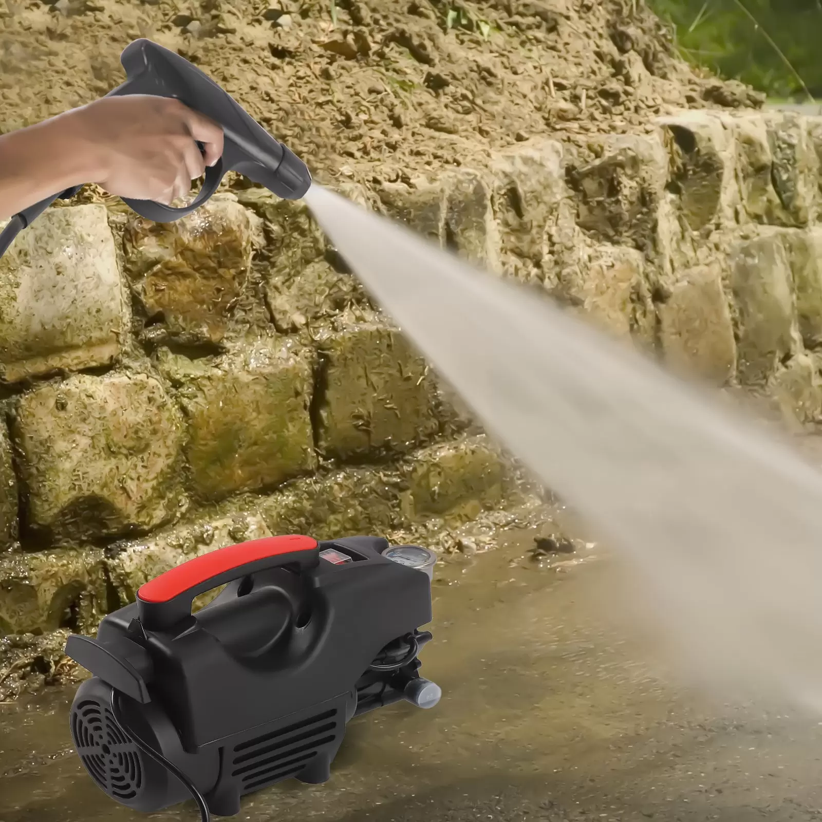 Elektrischer Hochdruckreiniger Mit Spritzpistole Garten Hochdruckreiniger Kit Multifunktionaler